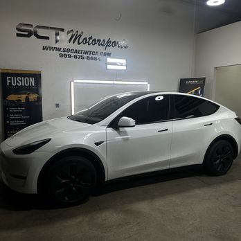 SCT Motorsports - This is my car. Forgot to take a picture of the 2nd one - Car Window Tinting Near Me - Upland, California