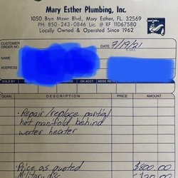 Mary Esther Plumbing