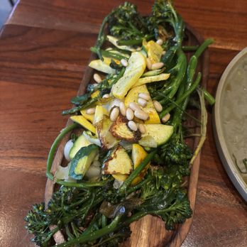 Bosque - Broccolini was excellent with pine nuts and perfectly charred. - Wine Bars Near Me - San Francisco, California