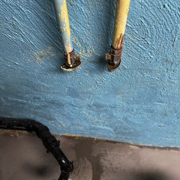 Leaking faucets and valves not changed. Leaking faucets and valves not changed.
