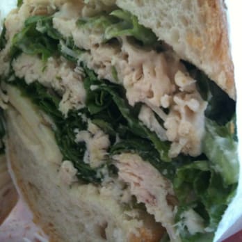 Lovebirds Cafe - Close up of my Chicken Caesar Sandwich. - Juice Bars & Smoothies Near Me - Alhambra, California