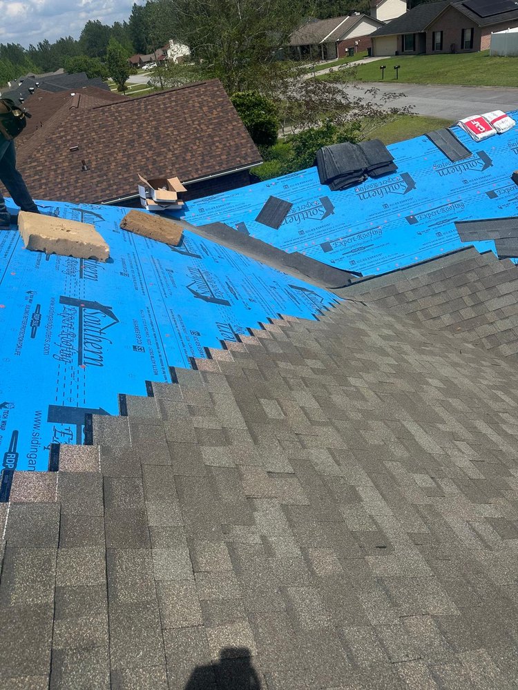 Slide of Palma's Roofing Experts