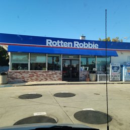 Exterior outside entrance of Rotten Robbie - Gas station front - Santa Cruz, California Exterior outside entrance of Rotten Robbie - Gas station front - Santa Cruz, California