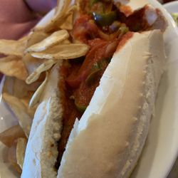 Zach's Sports & Spirits - Hot sausage sandwich