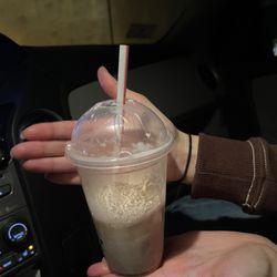 McDonald's - I slurped this sucker down couldn't even wait for a picture. hand model to make it more appealing but it was good. allie not impressed