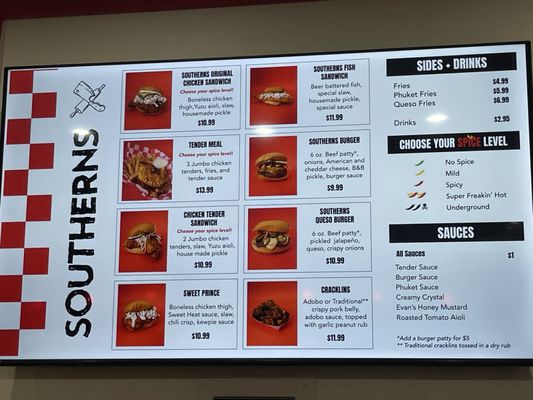 Menu photo 2 Southerns Metairie, LA Menu photo 2 Southerns Metairie, LA