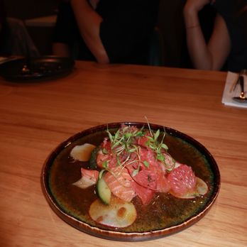 dPlace Steak & Pasta - Salmon Crudo - Steakhouses Near Me - Fullerton, California dPlace Steak & Pasta - Salmon Crudo - Steakhouses Near Me - Fullerton, California