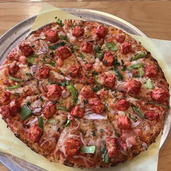 Fusion Curry Pizza - Vegan Tandoori Chicken - Pizza Near Me - Portland, Oregon Fusion Curry Pizza - Vegan Tandoori Chicken - Pizza Near Me - Portland, Oregon