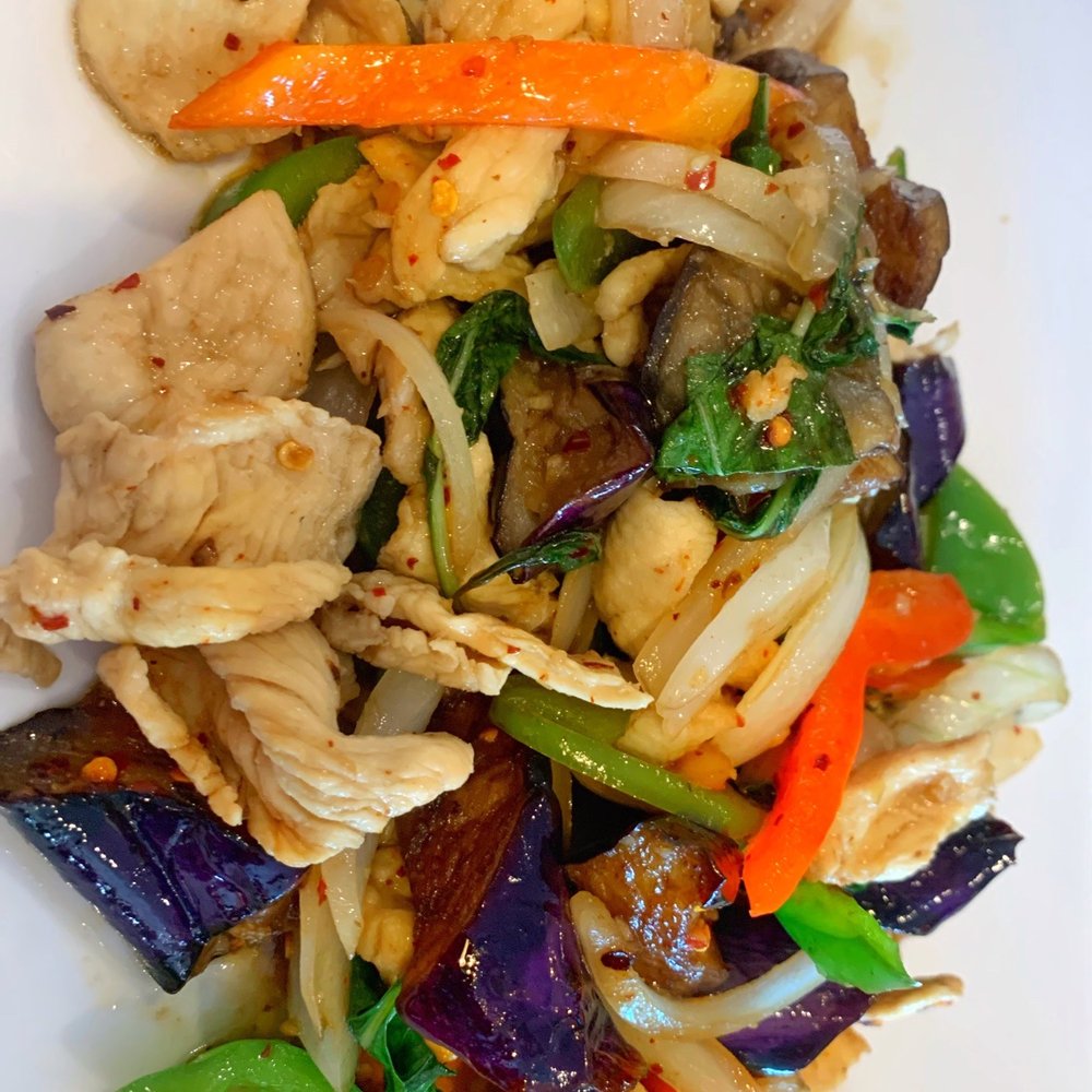Baan Thai Cuisine - Spicy eggplant - Thai Near Me - Humble, Texas