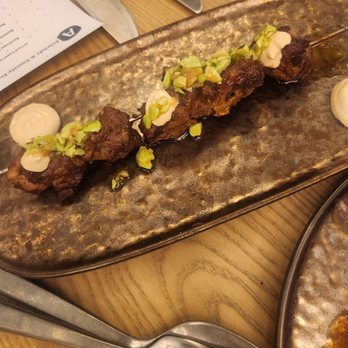 Arlo Washington DC - Lamb skewers-Pincho moruno- the Arrels restaurant - Hotels Near Me - Washington, DC, District of Columbia