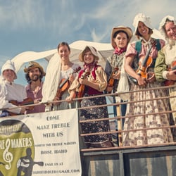 North End Treble Makers - Weiser Fiddle Festival Parade 2014