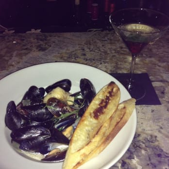 Gigi's Southern Table - Mussels appetizer with crostini and moscato martini :) - New American Near Me - State College, Pennsylvania Gigi's Southern Table - Mussels appetizer with crostini and moscato martini :) - New American Near Me - State College, Pennsylvania