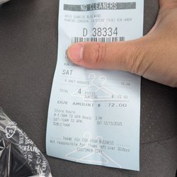 NG Cleaners - $72 for 4 sweaters!