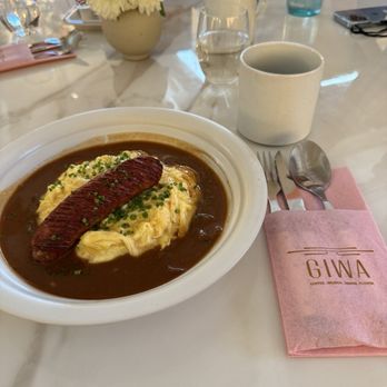 GIWA - Omurice with chicken apple sausage - Breakfast & Brunch Near Me - Santa Clara, California