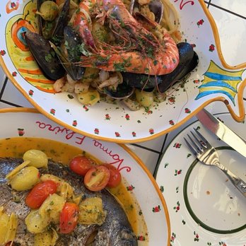 Elvira - Grilled fish and seafood pasta - Italian Near Me - San Diego, California Elvira - Grilled fish and seafood pasta - Italian Near Me - San Diego, California