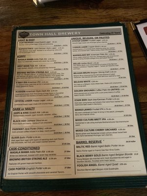 Menu photo 6 Town Hall Brewery Minneapolis, MN Menu photo 6 Town Hall Brewery Minneapolis, MN