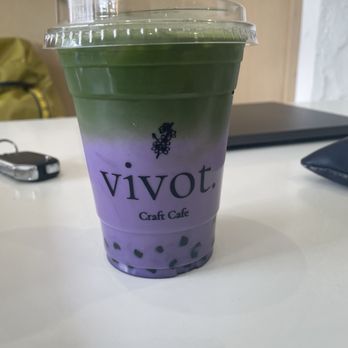 Vivot Craft Cafe - Ube Matcha - Bubble Tea Near Me - Fullerton, California Vivot Craft Cafe - Ube Matcha - Bubble Tea Near Me - Fullerton, California