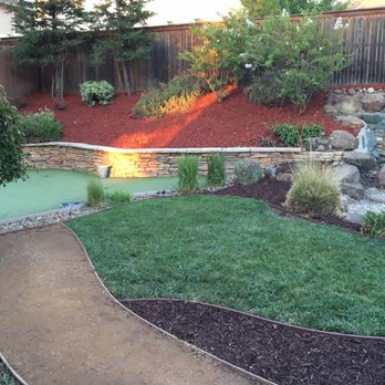 Tellez Landscaping - Cleaned up areas, putting green, decomposed granite walkway - Landscaping Near Me