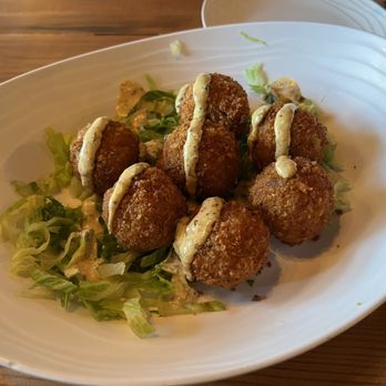 Kudzu Seafood Company - Jambalaya hush puppies (jam pups) - Seafood Near Me - Macon, Georgia