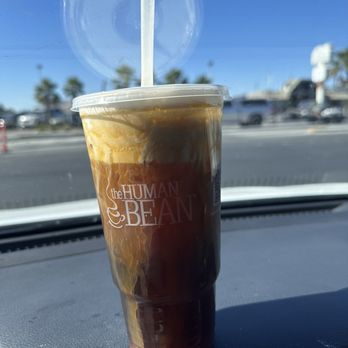 The Human Bean - Iced coffee w Irish creme foam - Coffee & Tea Near Me - Las Vegas, Nevada