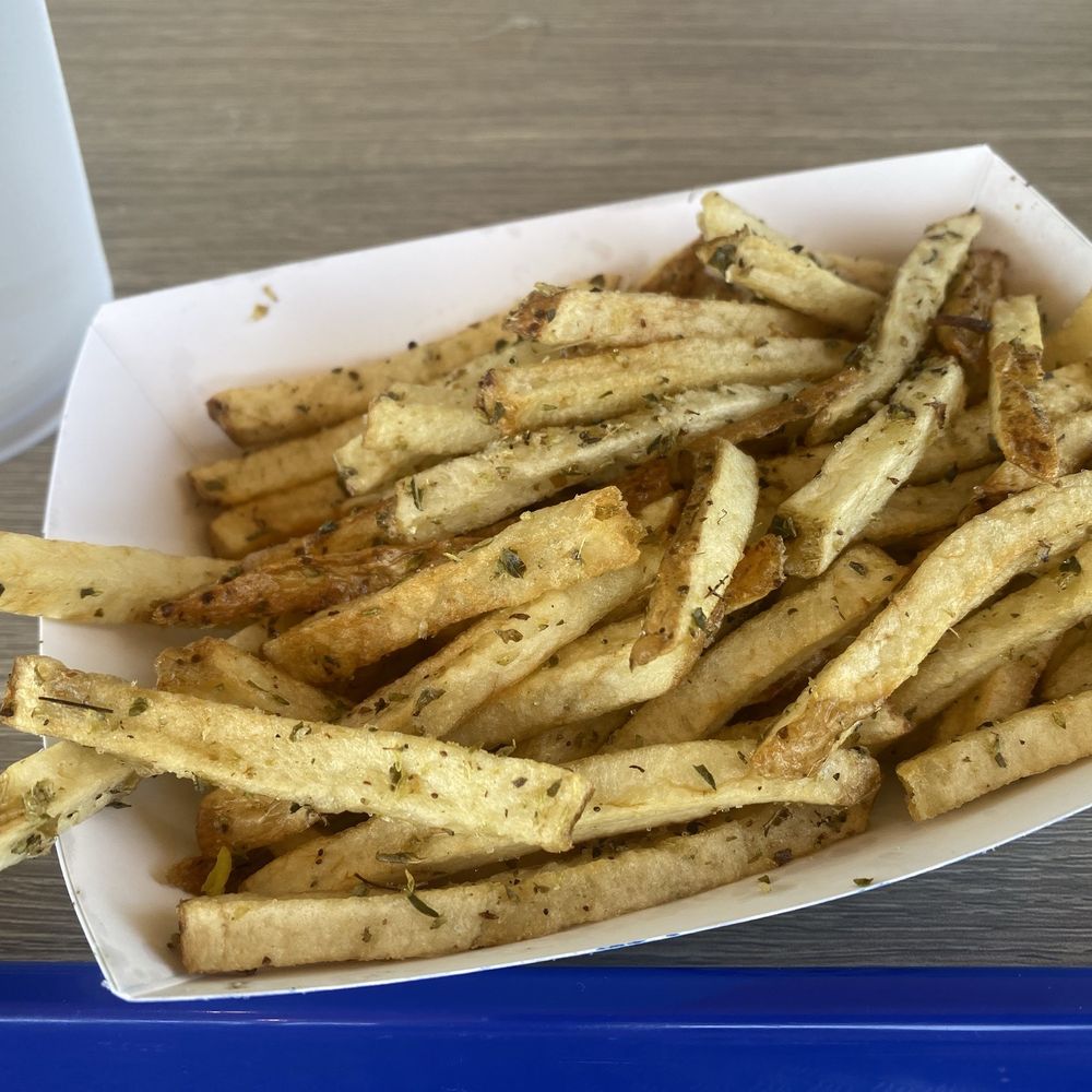 Nick the Greek - Fries with house Greek seasoning. Lots of oregano. - Greek Near Me - Porter, Texas Nick the Greek - Fries with house Greek seasoning. Lots of oregano. - Greek Near Me - Porter, Texas