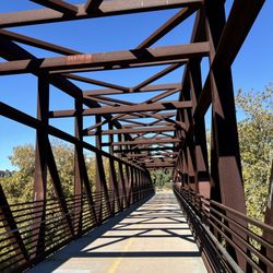 River Oaks Bridge - Shadows and blue sky
