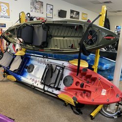 Battlefield Outdoors - Vibe and Crescent kayak