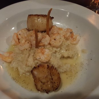 South Ocean Grill - Rock shrimp and scallops over risotto - Burgers Near Me - Patchogue, New York South Ocean Grill - Rock shrimp and scallops over risotto - Burgers Near Me - Patchogue, New York