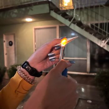 Tipsy Nails - Gel X set shiny light blue - Nail Salons Near Me - Newhall, California