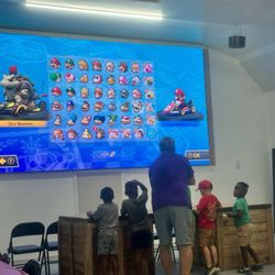 Hand Picked Nursery - Projection Screen in Classroom/ Event Rental building.