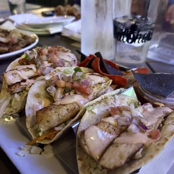 60Fore Bar & Grill - Fish Tacos with Chips & Salsa - Bars Near Me - Kapolei, Hawaii