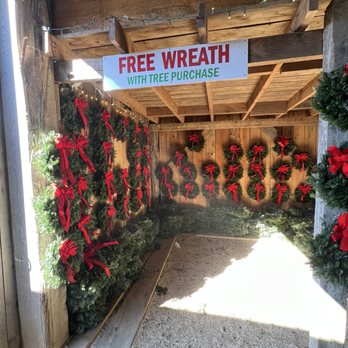 Mistletoe Meadows - Free small wreath with any tree purchase - Christmas Trees Near Me - Laurel Springs, North Carolina Mistletoe Meadows - Free small wreath with any tree purchase - Christmas Trees Near Me - Laurel Springs, North Carolina