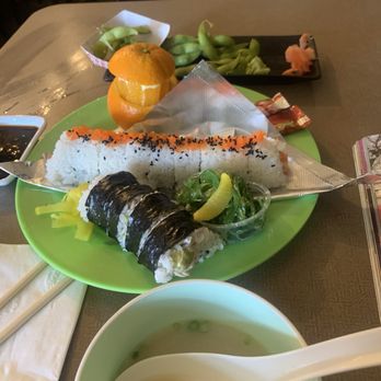 Hanaya Sushi Cafe - California Roll & Miso soup - Japanese Near Me - San Diego, California