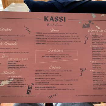 Kassi Beach - Menu - Italian Near Me - Las Vegas, Nevada Kassi Beach - Menu - Italian Near Me - Las Vegas, Nevada