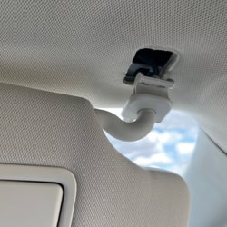 Dollar Car Rental - You can't even use the mirror for shade because it just falls down!!!