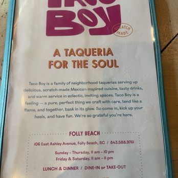 Taco Boy - Charleston - Mexican Near Me - Charleston, South Carolina Taco Boy - Charleston - Mexican Near Me - Charleston, South Carolina