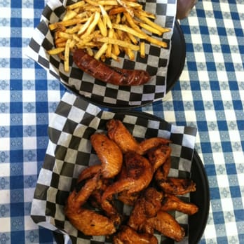 Steamboat BBQ - Sausage link fries wings - Barbeque Near Me - Wheaton, Illinois Steamboat BBQ - Sausage link fries wings - Barbeque Near Me - Wheaton, Illinois