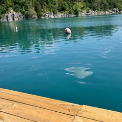 Dock where you launch the paddleboards from