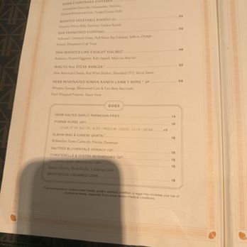 The Big Four - Menu - American Near Me - San Francisco, California The Big Four - Menu - American Near Me - San Francisco, California
