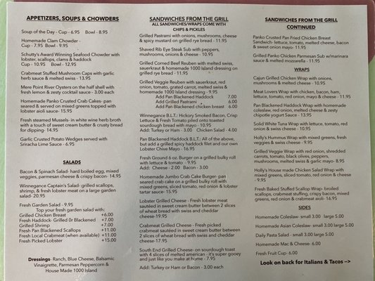 Menu photo 3 Winnegance Restaurant & Bakery Bath, ME Menu photo 3 Winnegance Restaurant & Bakery Bath, ME