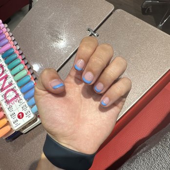 Lulu Nails - Color Steel a Kiss 670 Gel French tips - Nail Salons Near Me - San Diego, California Lulu Nails - Color Steel a Kiss 670 Gel French tips - Nail Salons Near Me - San Diego, California