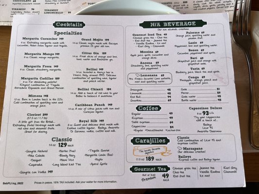 Menu photo 5 La Pizzarra Cancún, ROO Menu photo 5 La Pizzarra Cancún, ROO