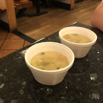 Teishoku - As a precaution, Teishoku serves miso soup In styrofoam bowls. The staff serves drinks in styrofoam cups. - Japanese Near Me - Honolulu, Hawaii Teishoku - As a precaution, Teishoku serves miso soup In styrofoam bowls. The staff serves drinks in styrofoam cups. - Japanese Near Me - Honolulu, Hawaii