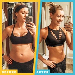 The Coffee Transformation - Meet Michele - Down 20lbs, 3 dress sizes, now back to bikini size and ready for the beach.