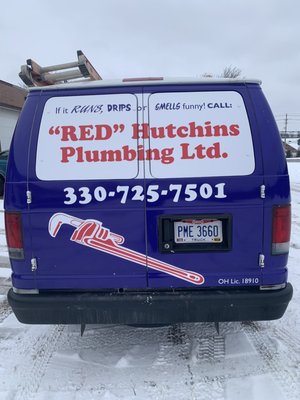 “Red” Hutchins Plumbing Logo