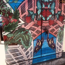 Rooftop Garden mural - Front side