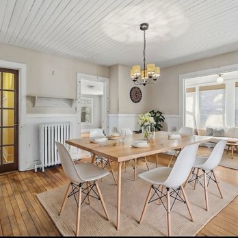 Howard Hanna - Inviting dining room and sunroom (virtually staged) - Real Estate Services Near Me - Ithaca, New York Howard Hanna - Inviting dining room and sunroom (virtually staged) - Real Estate Services Near Me - Ithaca, New York
