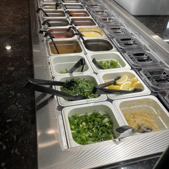 Soupleaf Hot Pot - Sauce Bar. So many options! - Hot Pot Near Me - Austin, Texas