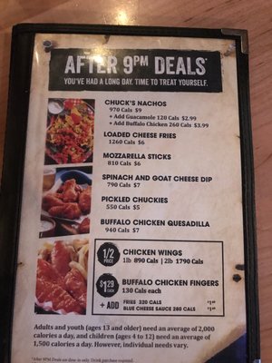 Menu photo 4 Chuck's Roadhouse London, ON