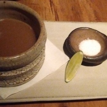 Joseph's Culinary Pub - Pork broth (got some heat!) lime and salt to season according to preference (not needed IMO) - New American Near Me - Santa Fe, New Mexico Joseph's Culinary Pub - Pork broth (got some heat!) lime and salt to season according to preference (not needed IMO) - New American Near Me - Santa Fe, New Mexico